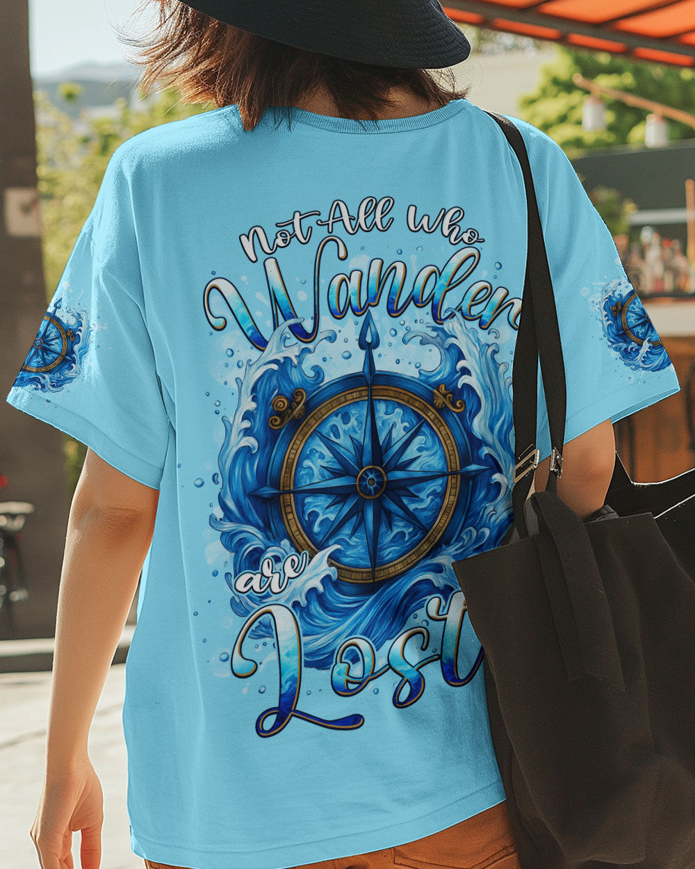 NOT ALL WHO WANDER ARE LOST COMPASS ALL OVER PRINT - TYPQ1807252