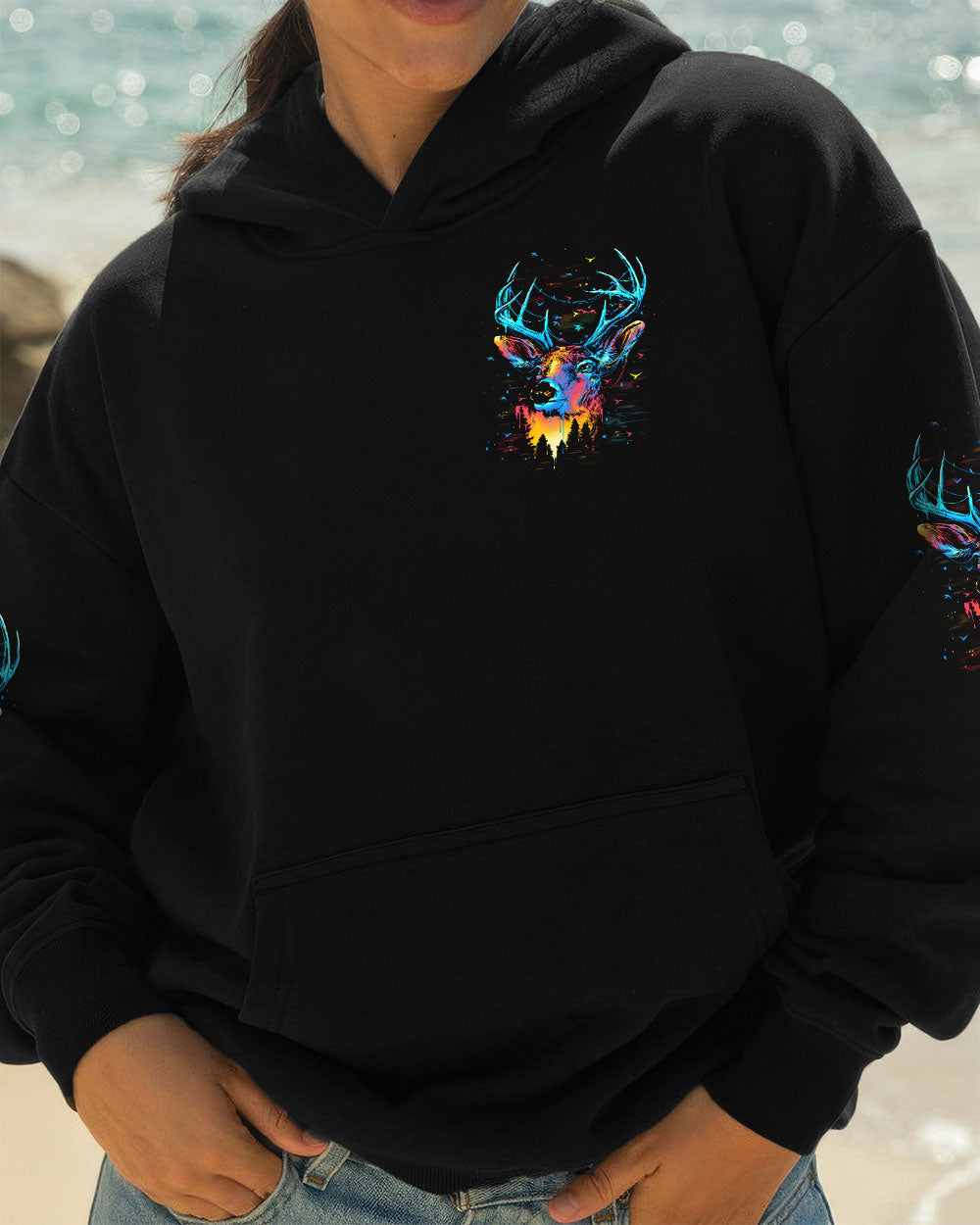 AND INTO THE FOREST I GO DEER ALL OVER PRINT - TYPQ1908253