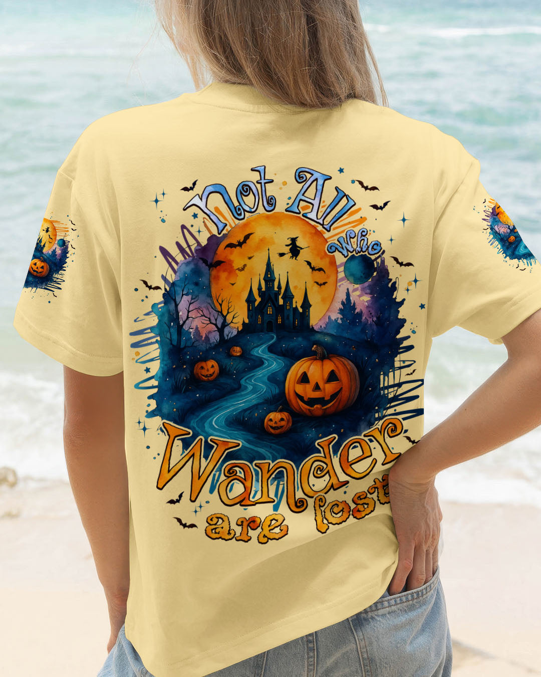 NOT ALL WHO WANDER ARE LOST HALLOWEEN ALL OVER PRINT - TYPQ3107253
