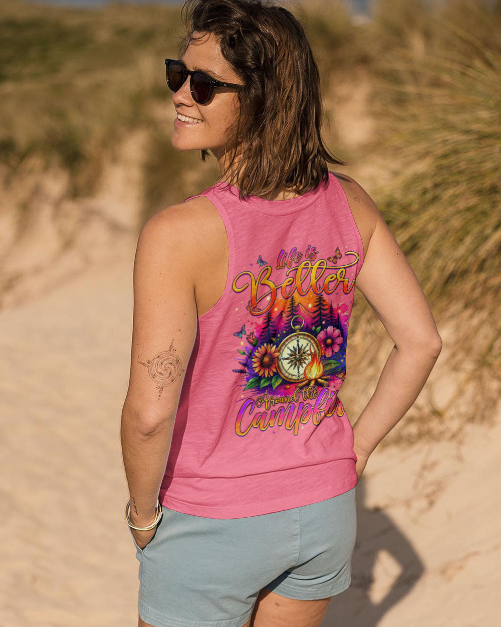 LIFE IS BETTER AROUND THE CAMPFIRE ALL OVER PRINT - TYQY0407242