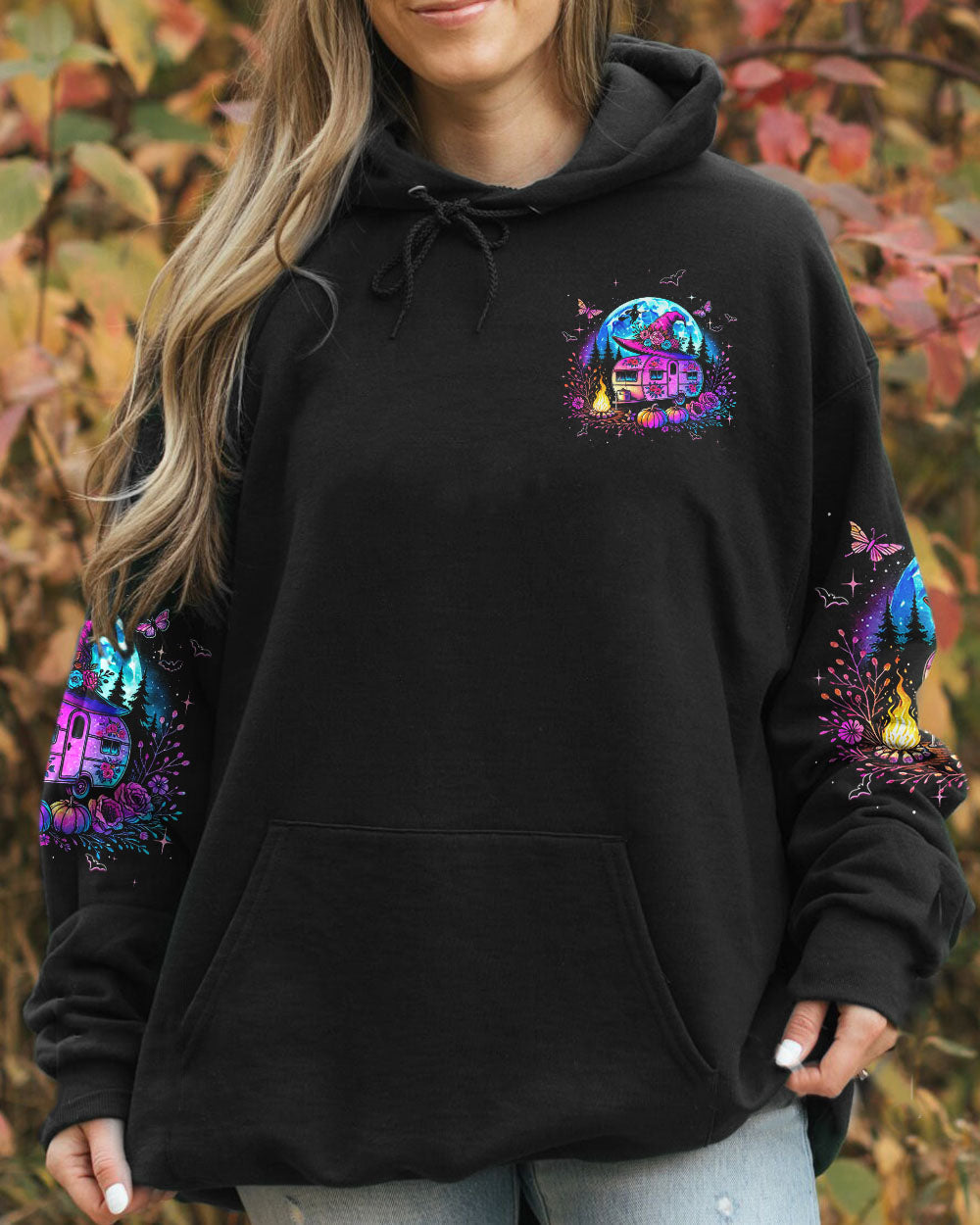 MY BROOM BROKE SO NOW I GO CAMPING HALLOWEEN ALL OVER PRINT - TYQY0508244