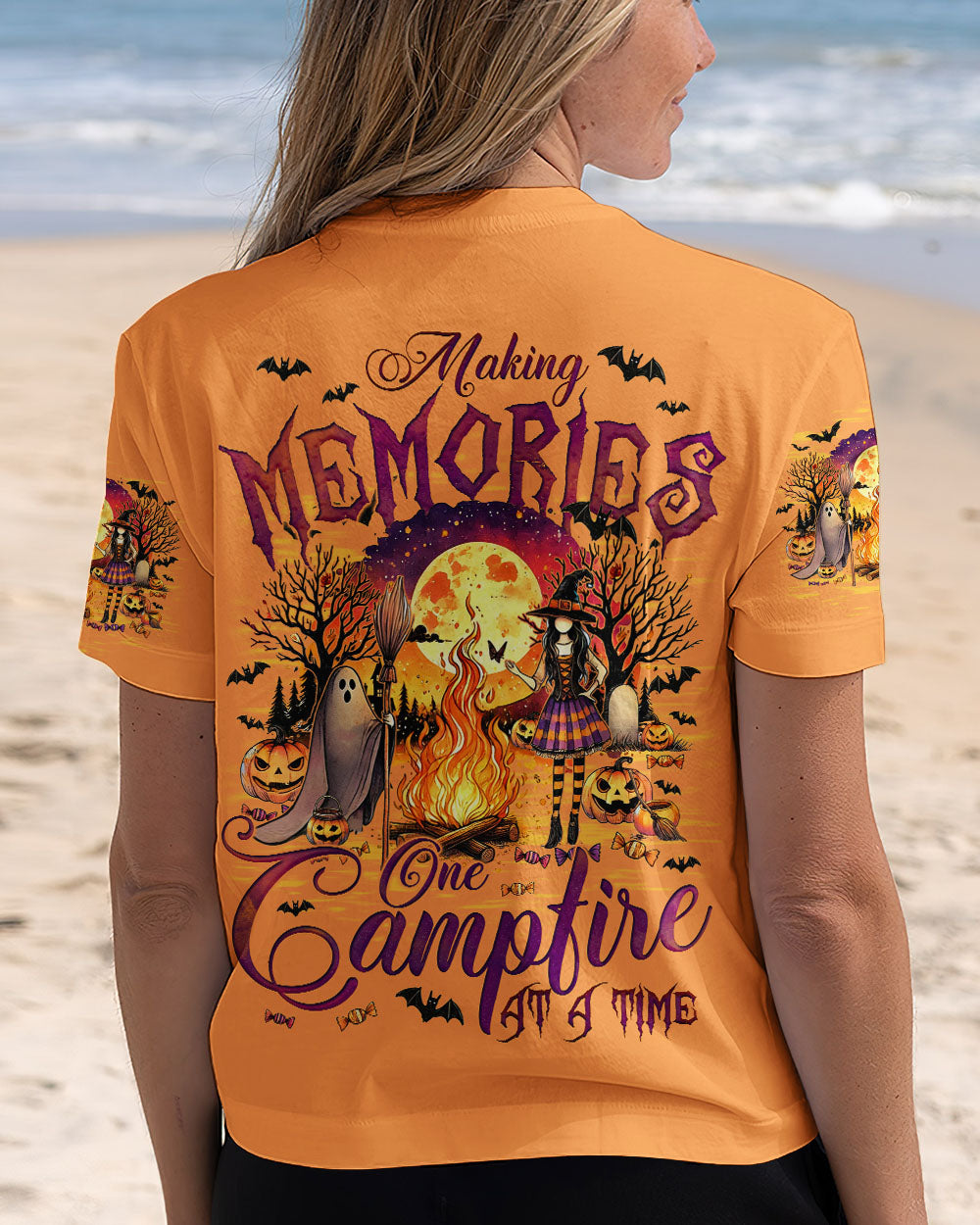 MAKING MEMORIES ONE CAMPFIRE AT A TIME HALLOWEEN ALL OVER PRINT - TYQY0708242