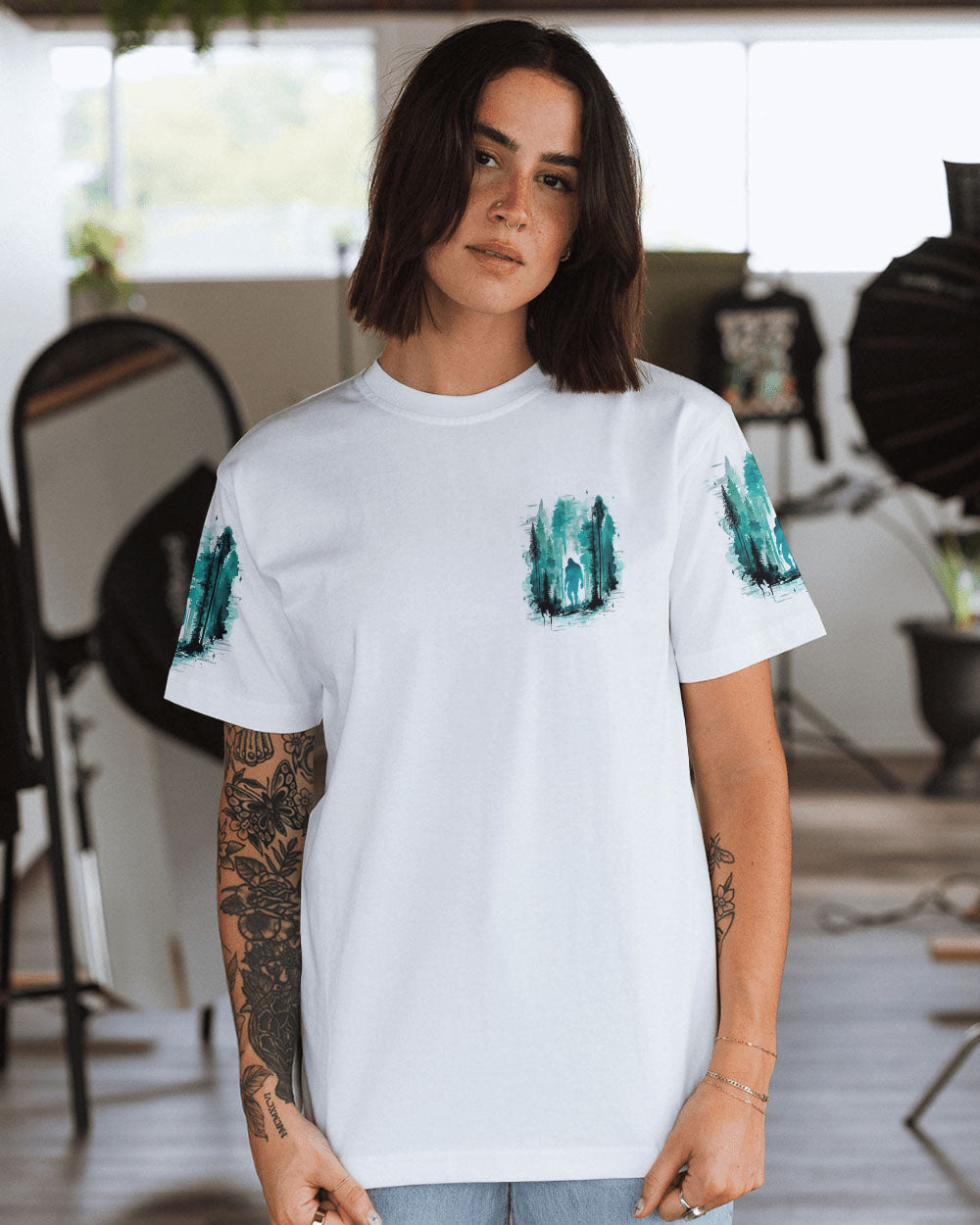 FIND ME WHERE THE WILD THINGS ARE BIGFOOT  ALL OVER PRINT - TYQY0711244