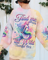 FIND ME WHERE THE WILD THINGS ARE MERMAID ALL OVER PRINT - TYQY0811241