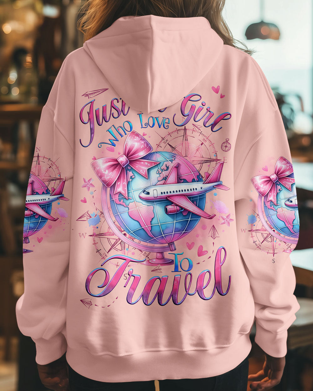 JUST A GIRL WHO LOVES TRAVEL ALL OVER PRINT - TYQY1102254
