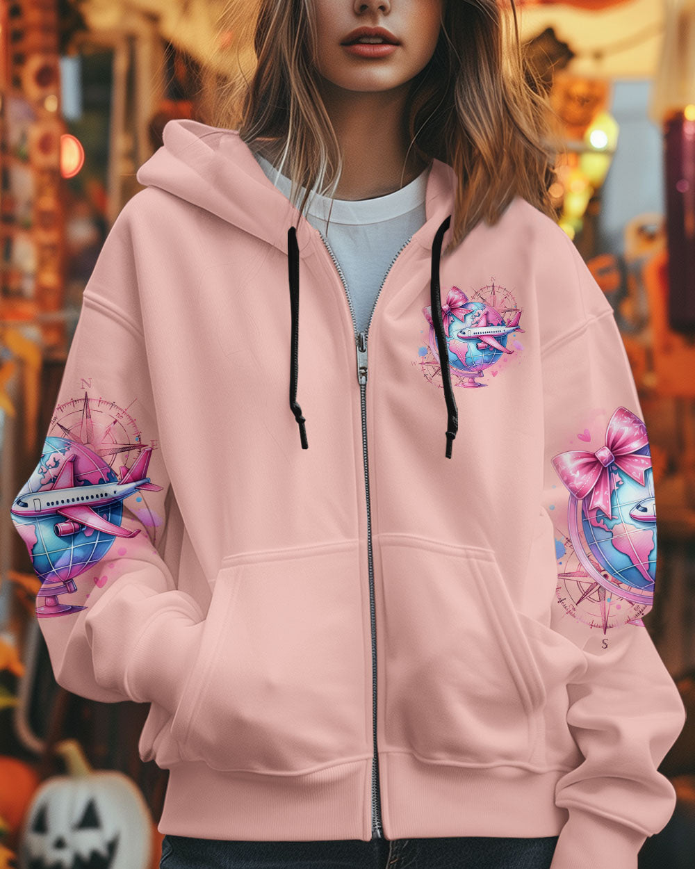 JUST A GIRL WHO LOVES TRAVEL ALL OVER PRINT - TYQY1102254