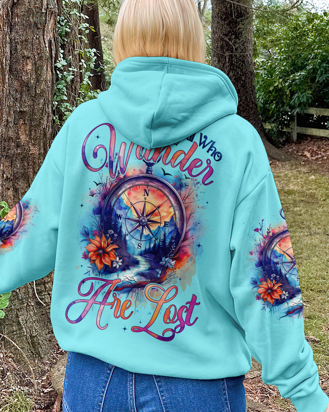 NOT ALL WHO WANDER ARE NOT COMPASS ALL OVER PRINT - TYQY1103254