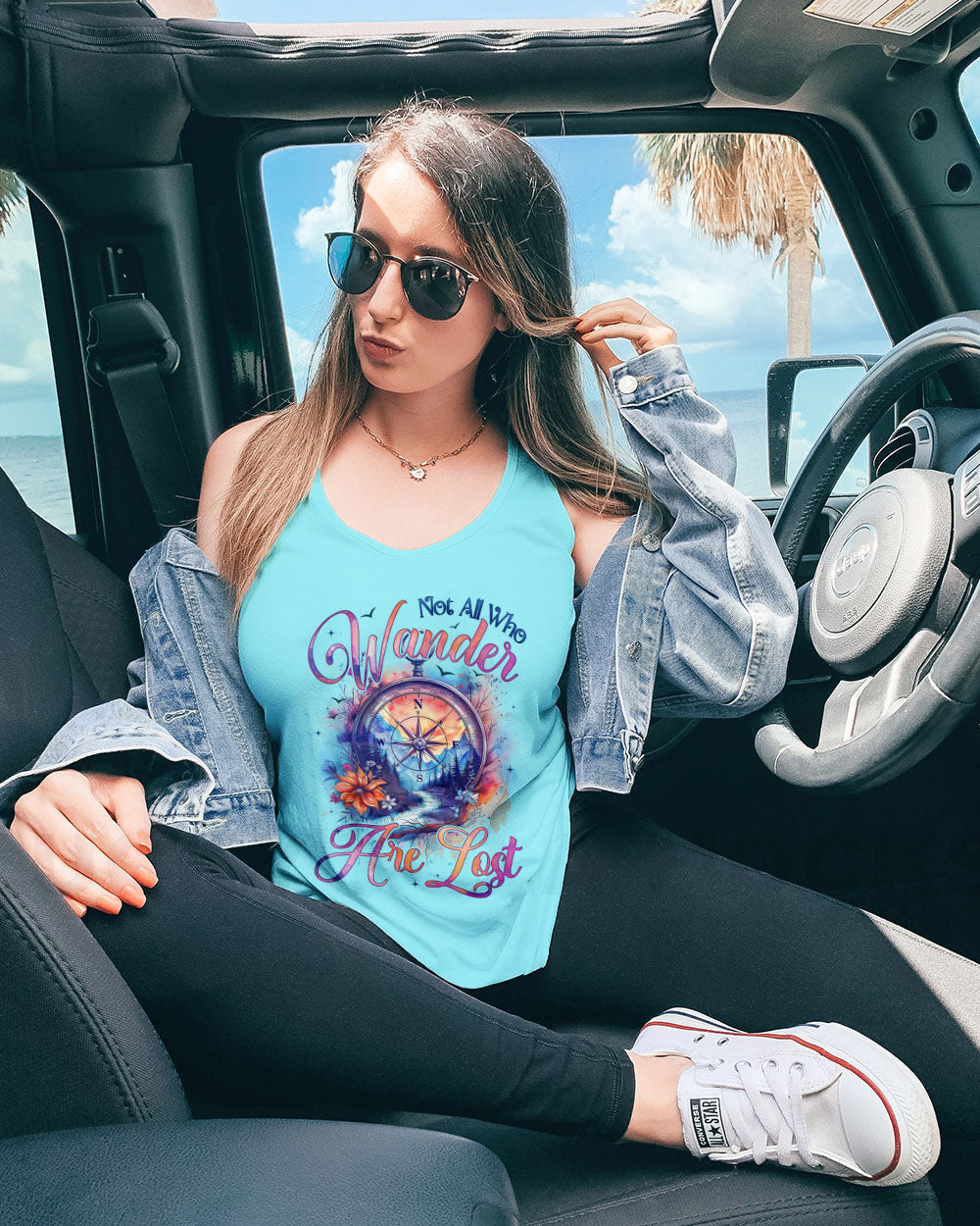 NOT ALL WHO WANDER ARE NOT COMPASS ALL OVER PRINT - TYQY1103254