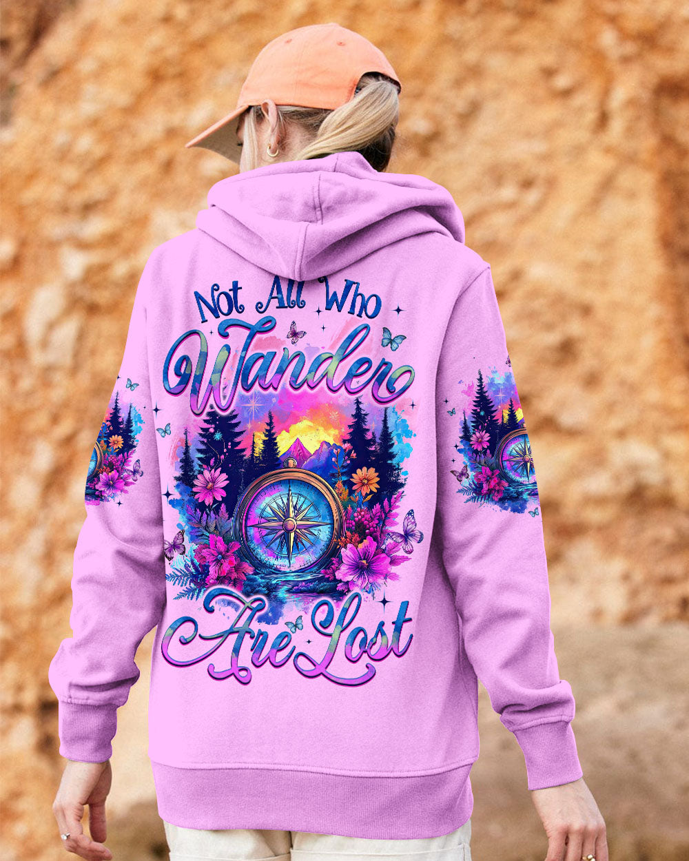 NOT ALL WHO WANDER ARE LOST COMPASS ALL OVER PRINT - TYQY1606254
