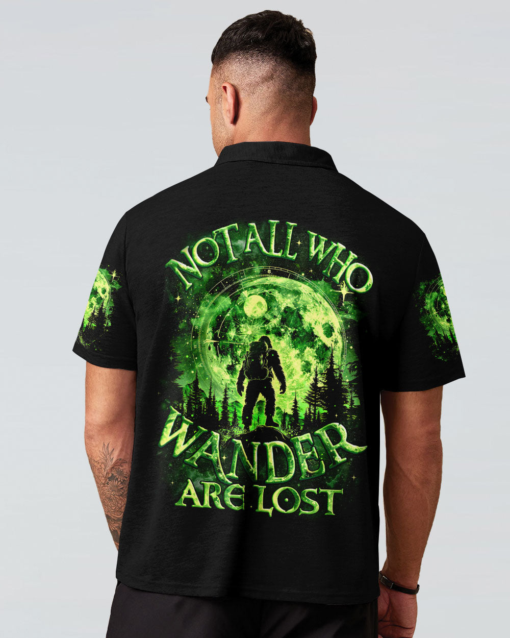 NOT ALL WHO WANDER ARE LOST BIGFOOT ALL OVER PRINT - TYQY2001253