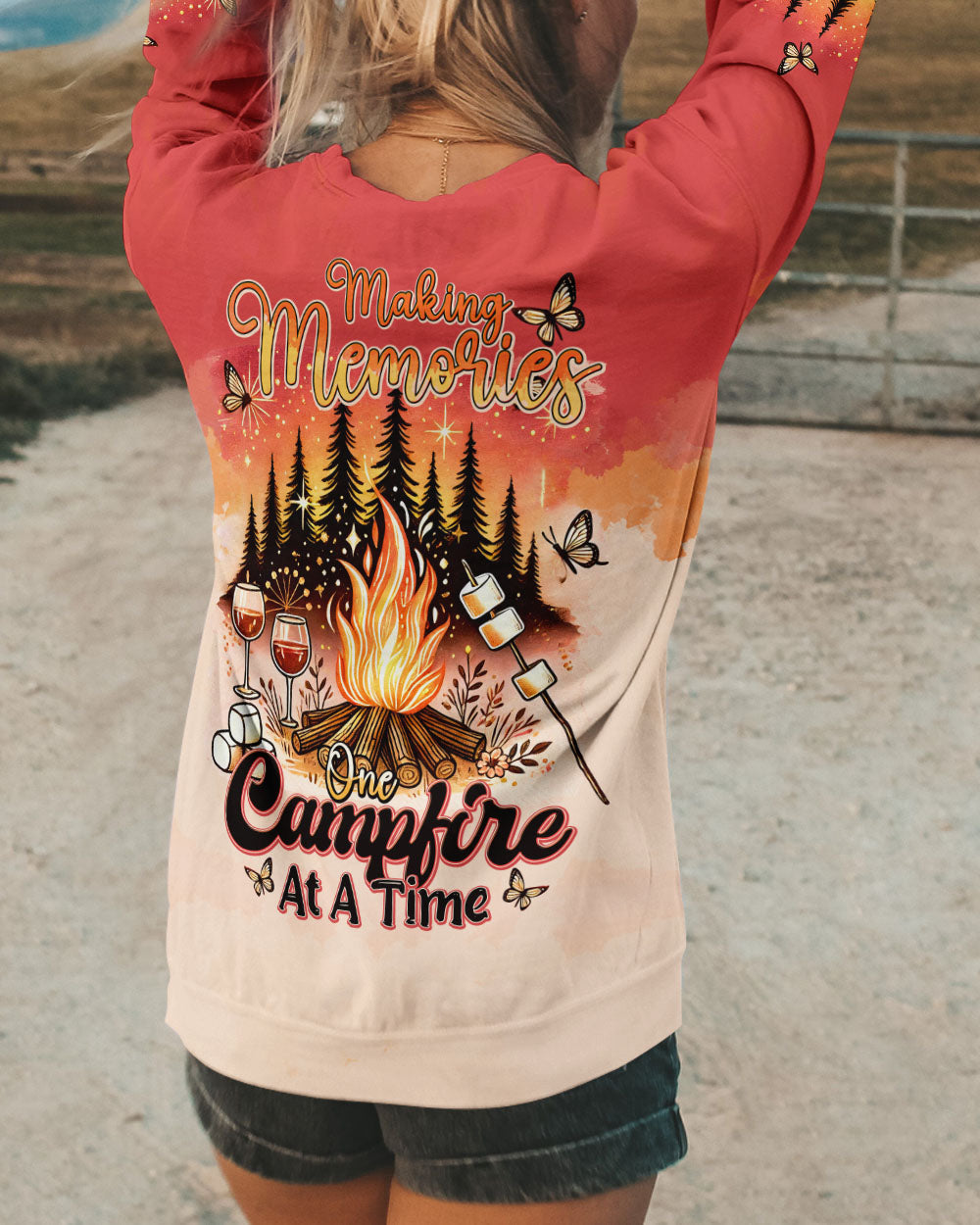 MAKING MEMORIES ONE CAMPFIRE AT A TIME ALL OVER PRINT - TYQY2006247