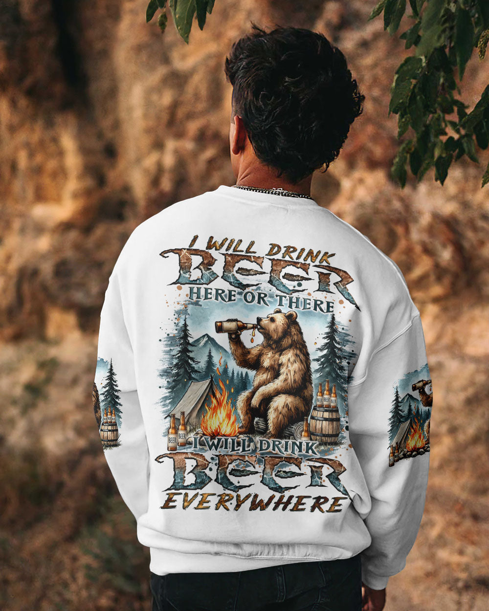 I WILL DRINK EVERYWHERE BIGFOOT ALL OVER PRINT - TYQY2808241