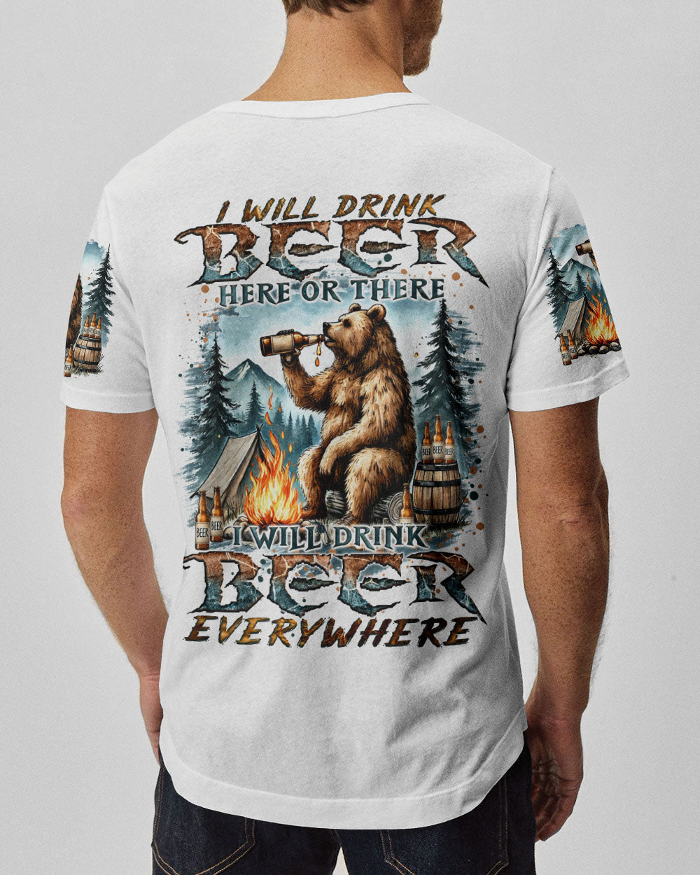 I WILL DRINK EVERYWHERE BIGFOOT ALL OVER PRINT - TYQY2808241