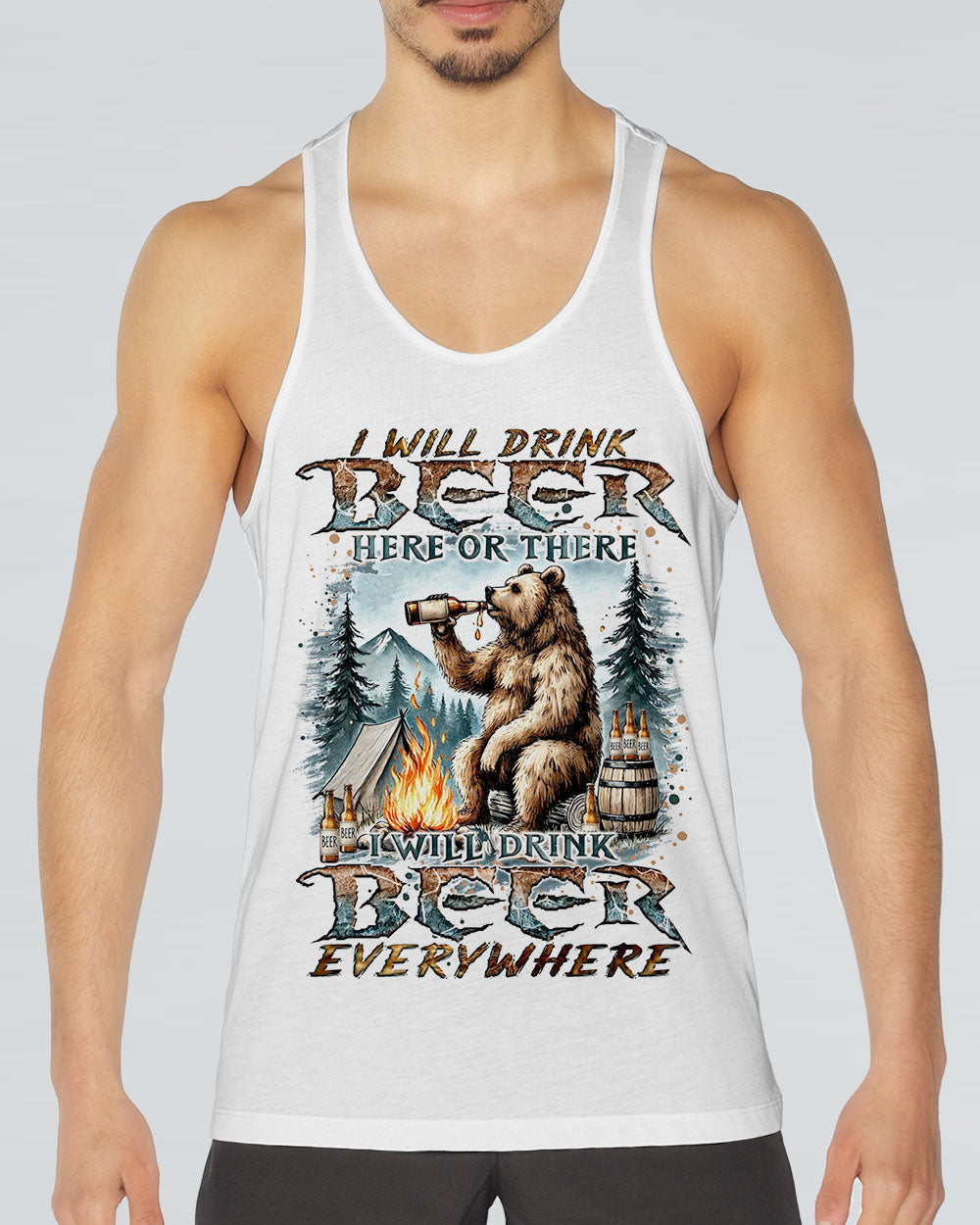 I WILL DRINK EVERYWHERE BIGFOOT ALL OVER PRINT - TYQY2808241