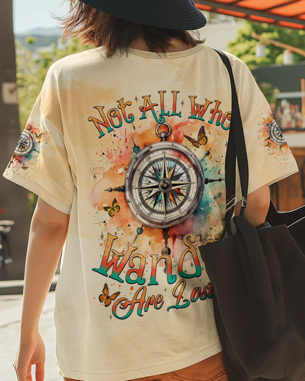 NOT ALL WHO WANDER ARE LOST COMPASS ALL OVER PRINT - TYQY2810243