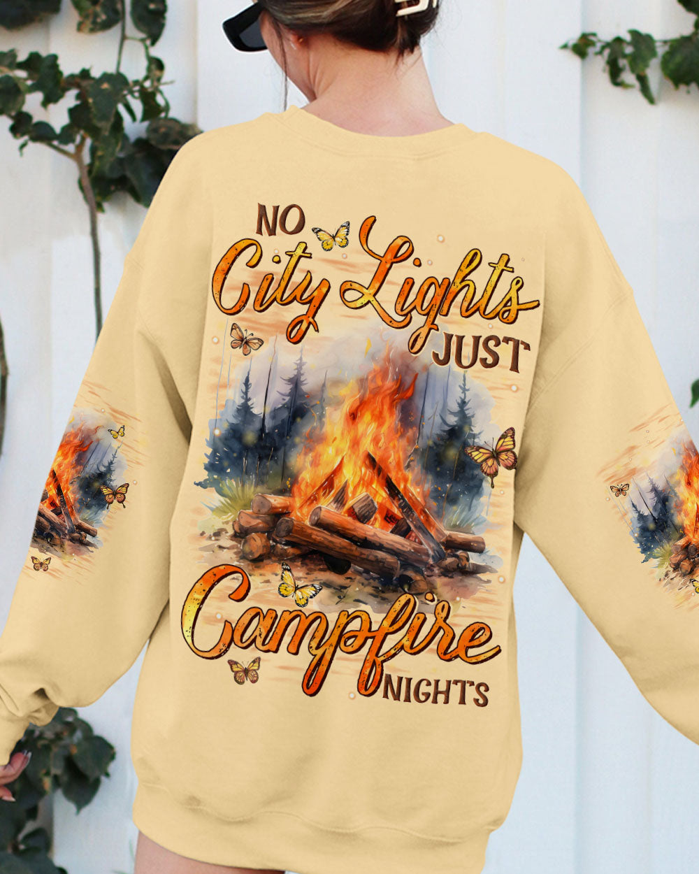 JUST CAMPFIRE NIGHTS ALL OVER PRINT - TYQY2910243