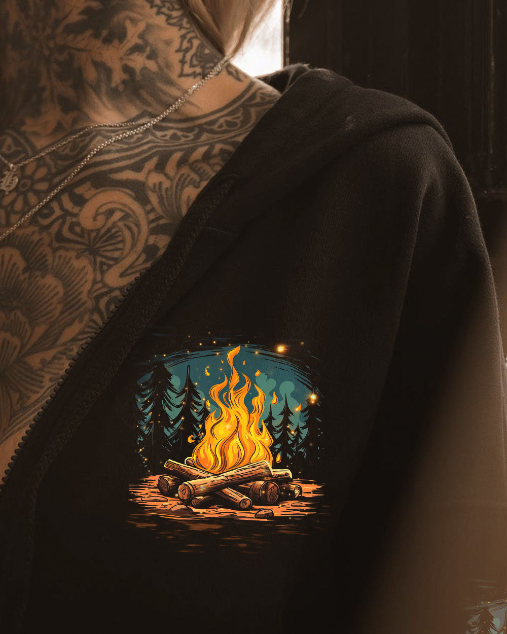 MAKING MEMORIES ONE CAMPFIRE AT A TIME ALL OVER PRINT - TYTD0108251