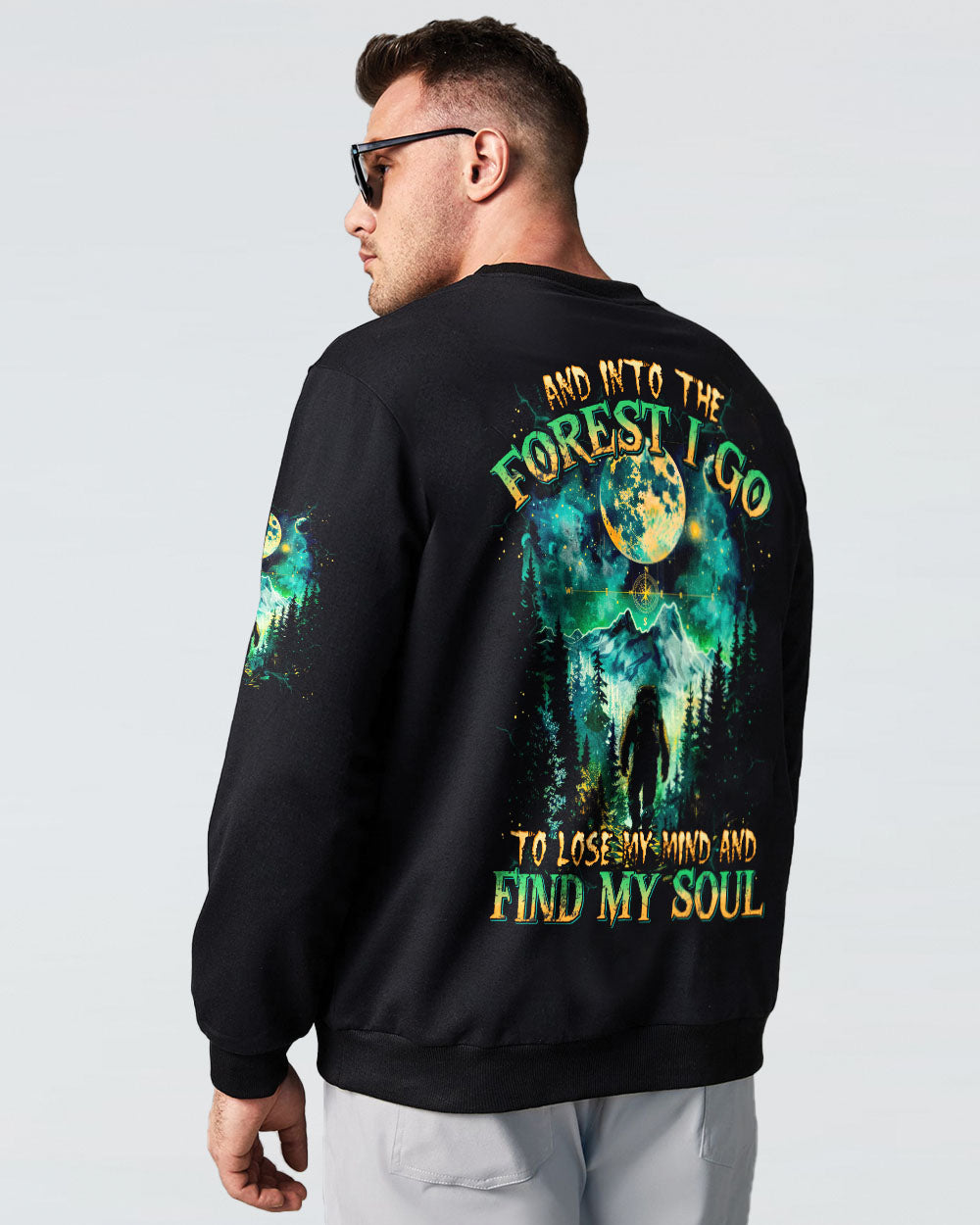 AND INTO THE FOREST I GO BIGFOOT ALL OVER PRINT - TYTD0502253