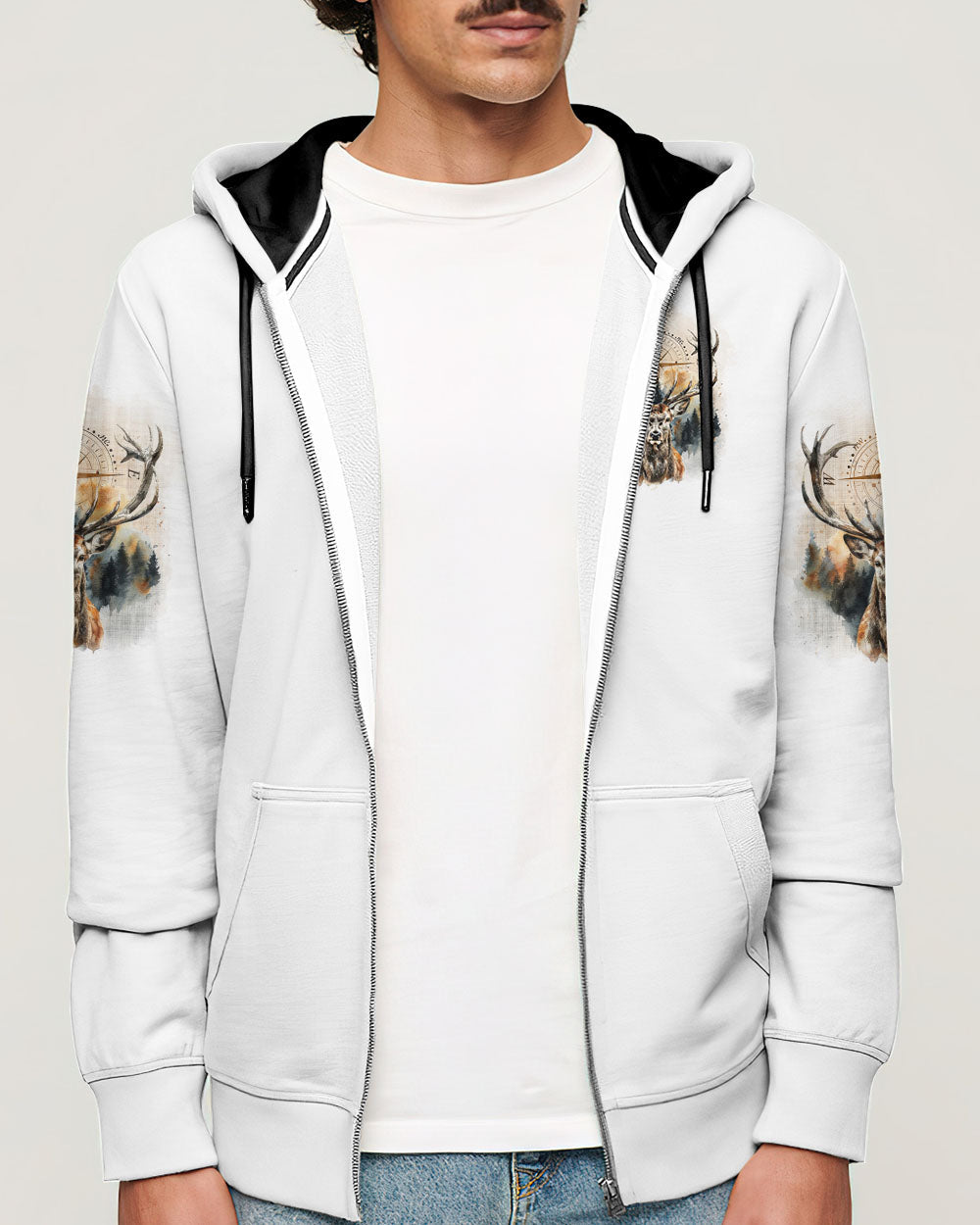 NOT ALL WHO WANDER ARE LOST DEER ALL OVER PRINT - TYTD2210244