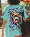 SMELL THE SEA FEEL THE BREEZE COMPASS ALL OVER PRINT - TYTD2412242