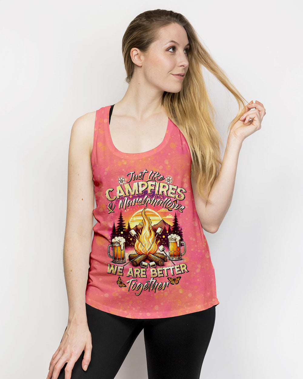 JUST LIKE CAMPFIRES AND MARSHMALLOWS ALL OVER PRINT - TYTD2506241