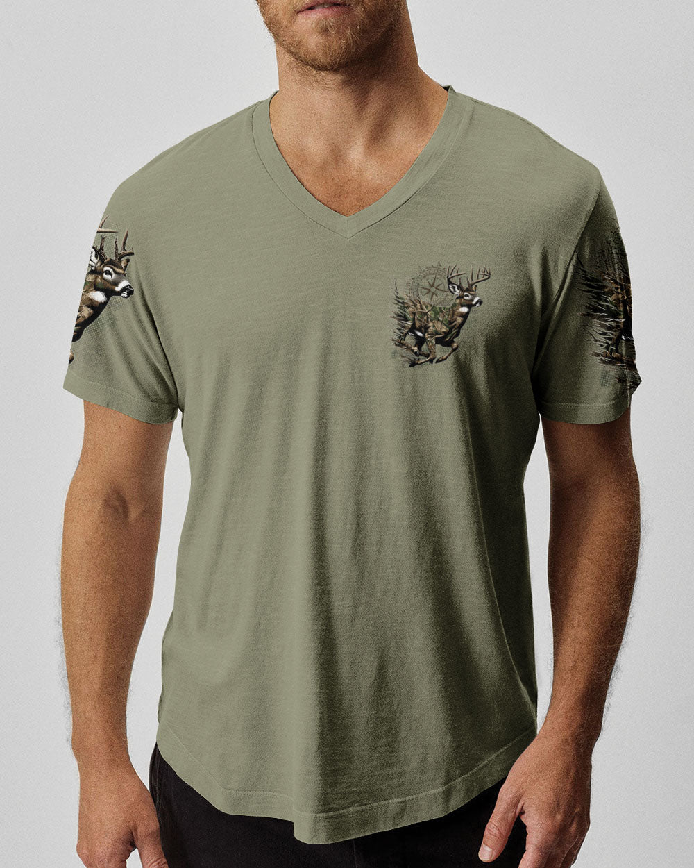 NOT ALL WHO WANDER ARE LOST DEER HUNTING CAMO ALL OVER PRINT - TYTD2911244