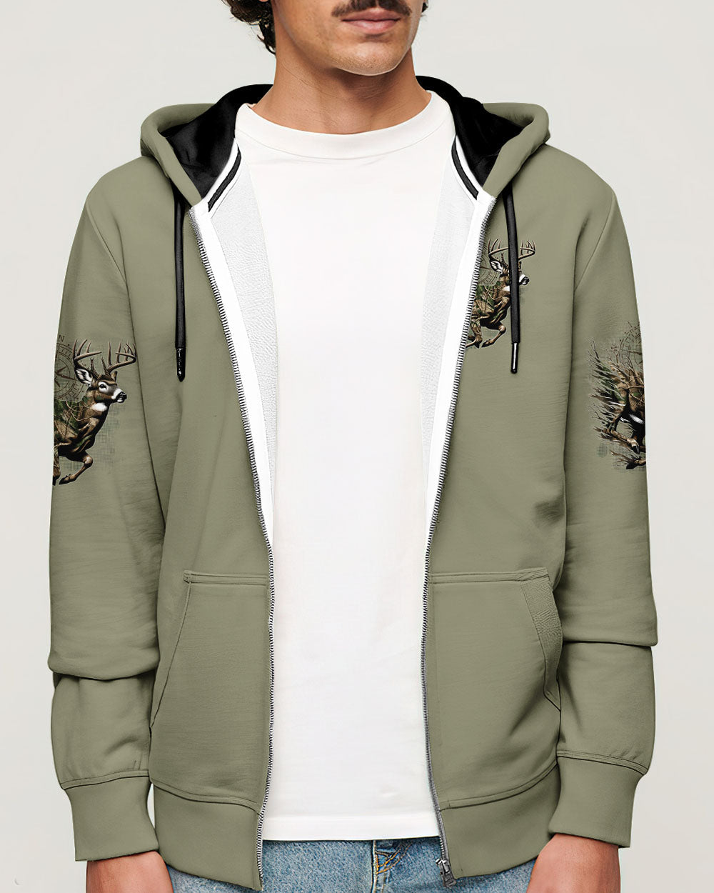 NOT ALL WHO WANDER ARE LOST DEER HUNTING CAMO ALL OVER PRINT - TYTD2911244
