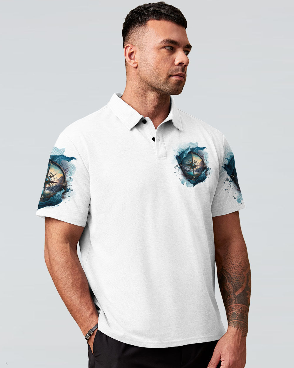  NOT ALL WHO WANDER ARE LOST COMPASS ALL OVER PRINT - TYTD3110243