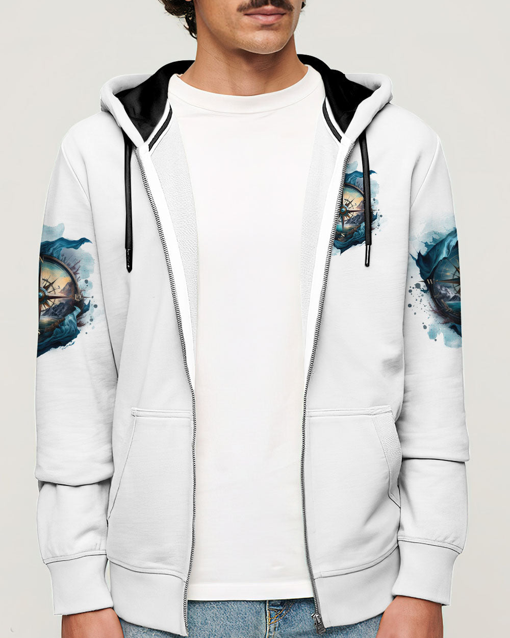  NOT ALL WHO WANDER ARE LOST COMPASS ALL OVER PRINT - TYTD3110243