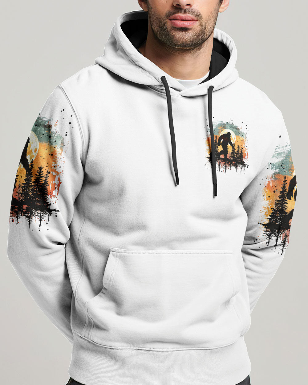 FIND ME WHERE THE WILD THINGS ARE BIGFOOT  ALL OVER PRINT - TYTM0811243