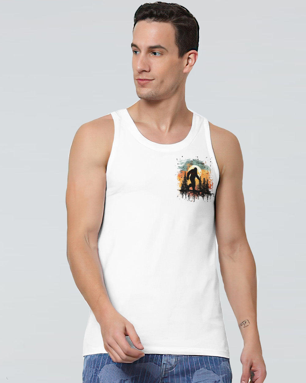  FIND ME WHERE THE WILD THINGS ARE BIGFOOT ALL OVER PRINT - TYTM0811243