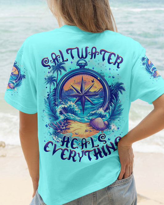 SALTWATER HEALS EVERYTHING COMPASS ALL OVER PRINT - TYTM0904252