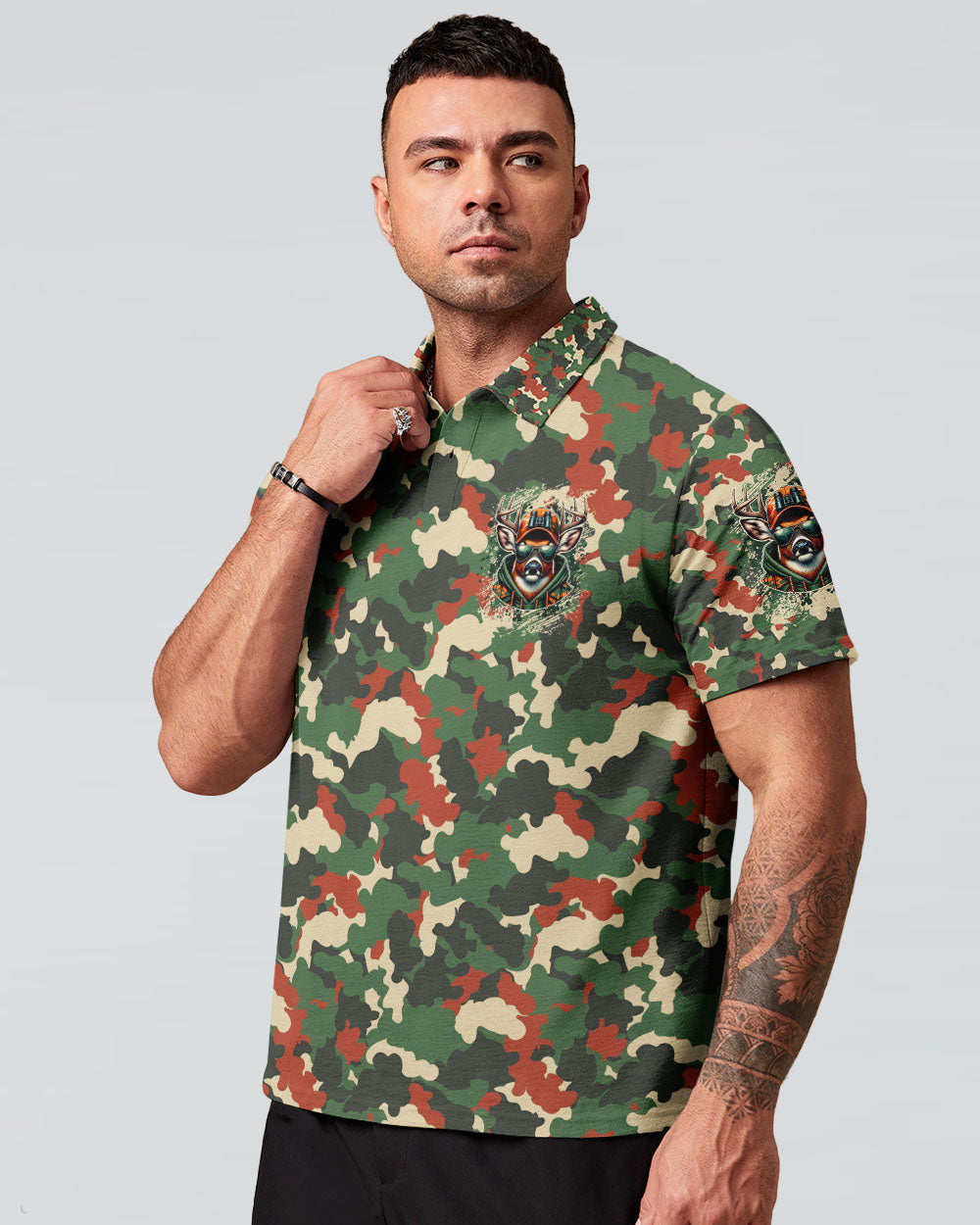 BORN TO HUNT DEER CAMO ALL OVER PRINT - TYTM1107253