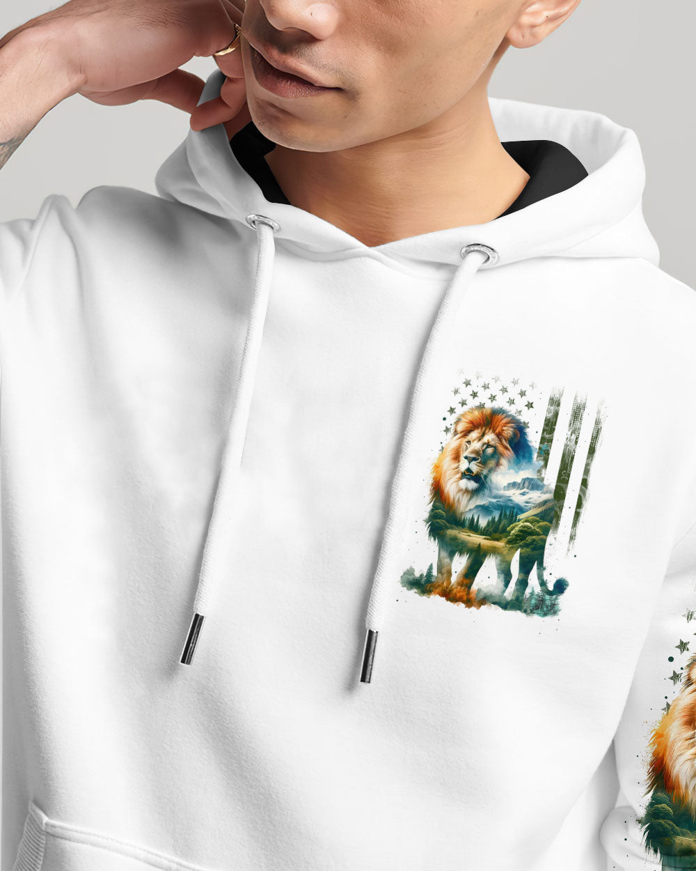 NOT ALL WHO WANDER ARE LOST LION ALL OVER PRINT - TYTM1809243
