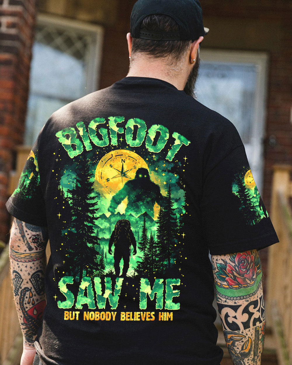 BIGFOOT SAW ME BUT NOBODY BELIEVES HIM ALL OVER PRINT - TYTM2101252