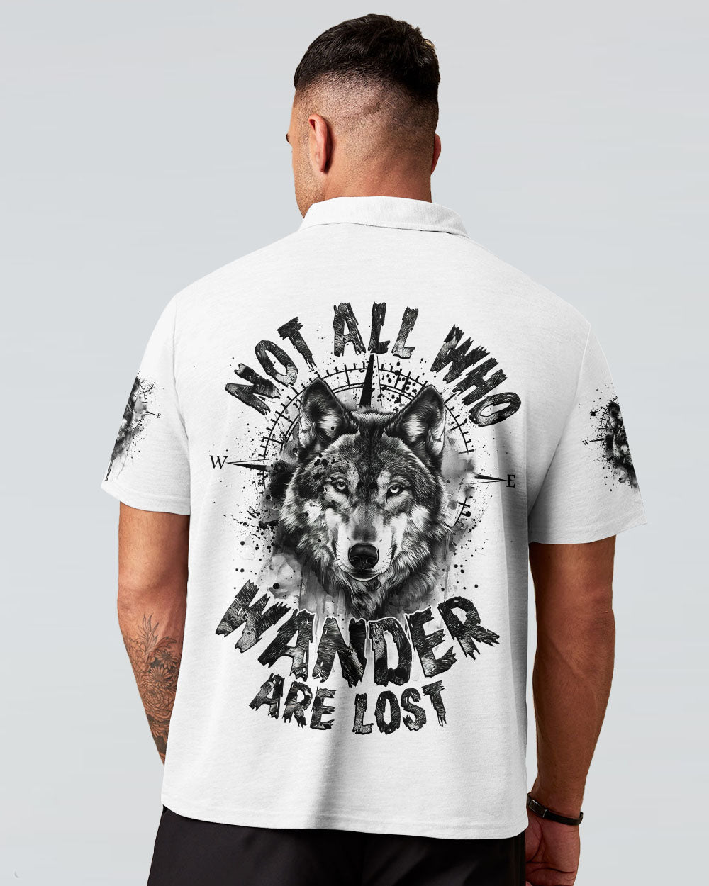 NOT ALL WHO WANDER ARE LOST WOLF ALL OVER PRINT - TYTM2711243