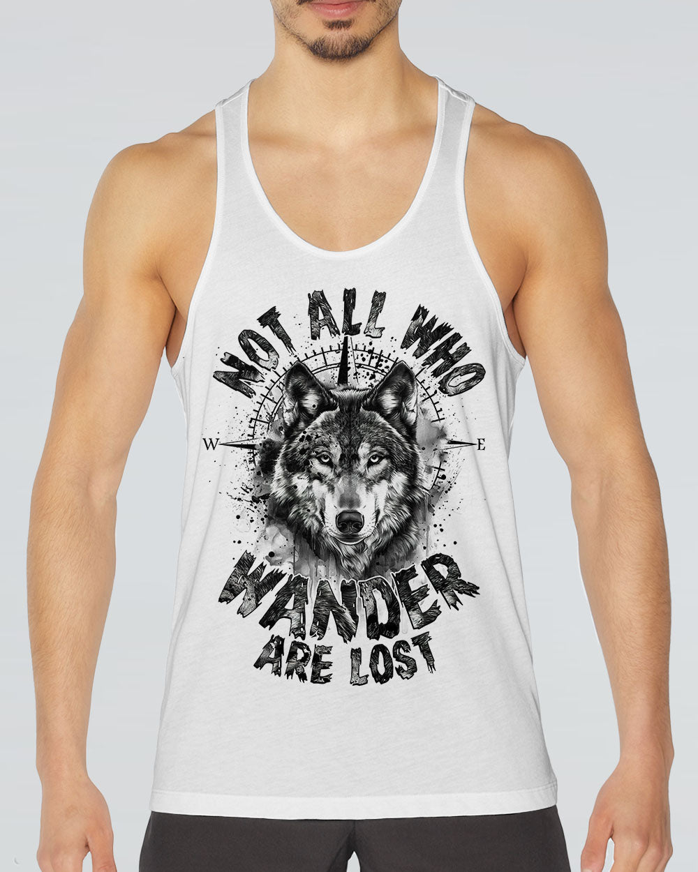 NOT ALL WHO WANDER ARE LOST WOLF ALL OVER PRINT - TYTM2711243