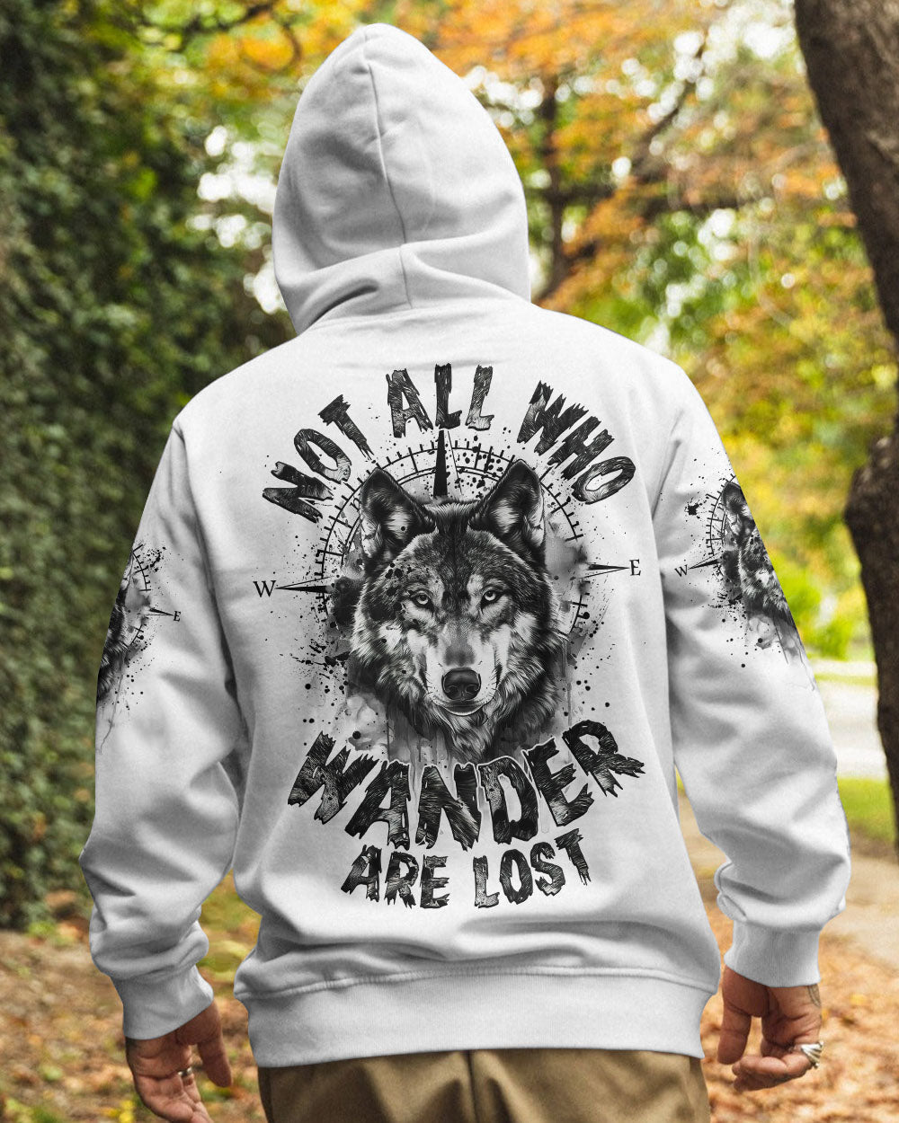 NOT ALL WHO WANDER ARE LOST WOLF ALL OVER PRINT - TYTM2711243