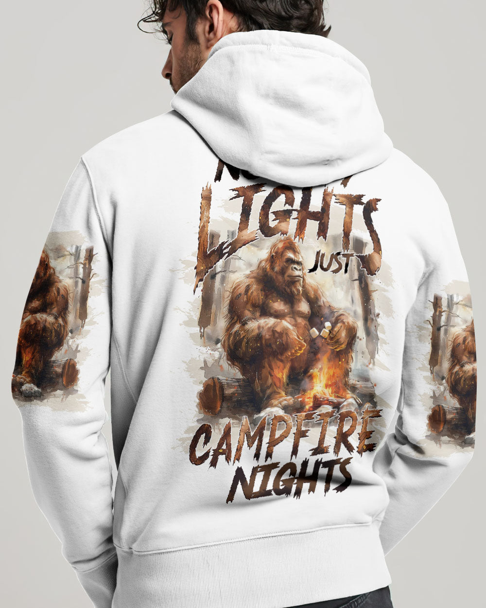 JUST CAMPFIRE NIGHTS BIGFOOT ALL OVER PRINT - TYTM2910242