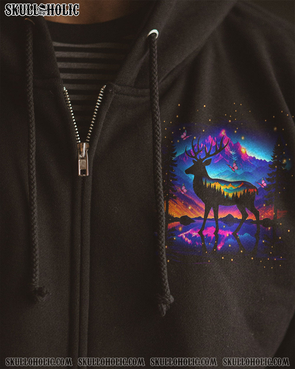 AND INTO THE FOREST I GO DEER ALL OVER PRINT - YHDU0107254