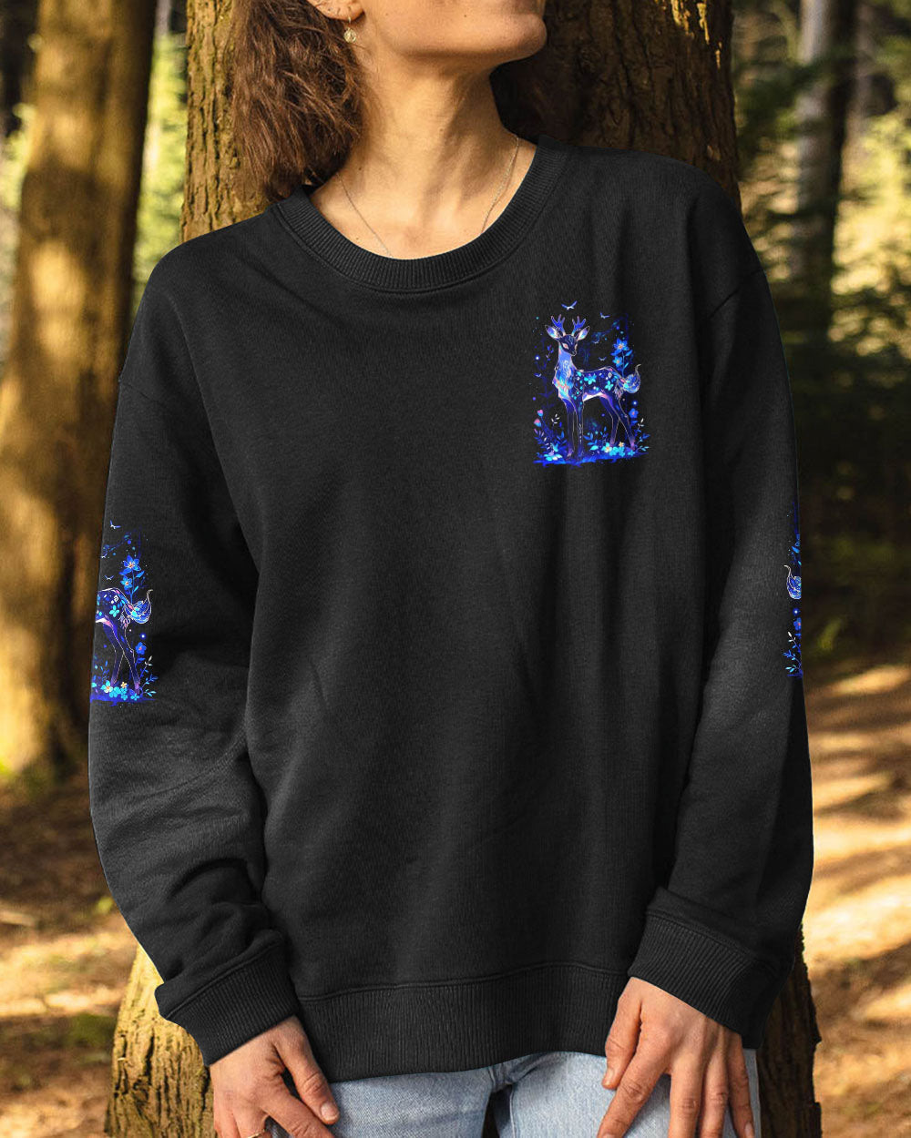 THE CLOSER I GET TO NATURE DEER ALL OVER PRINT - YHDU1209242