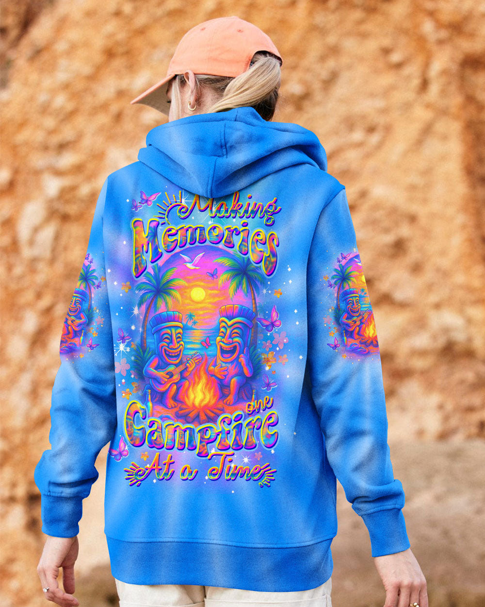 MAKING MEMORIES ONE CAMPFIRE AT A TIME TIKI ALL OVER PRINT - YHDU1704253