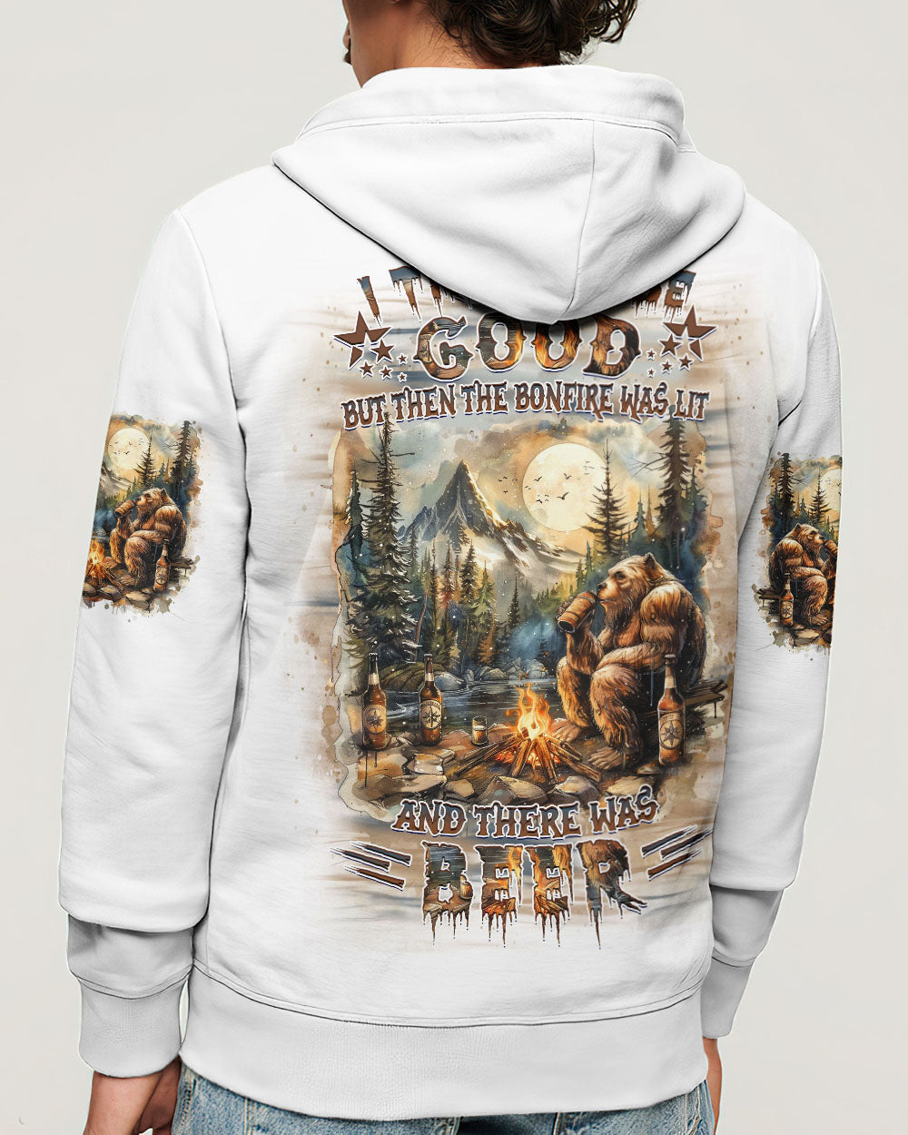 I TRIED TO BE GOOD BUT THEN THE BONFIRE ALL OVER PRINT - YHDU1712243