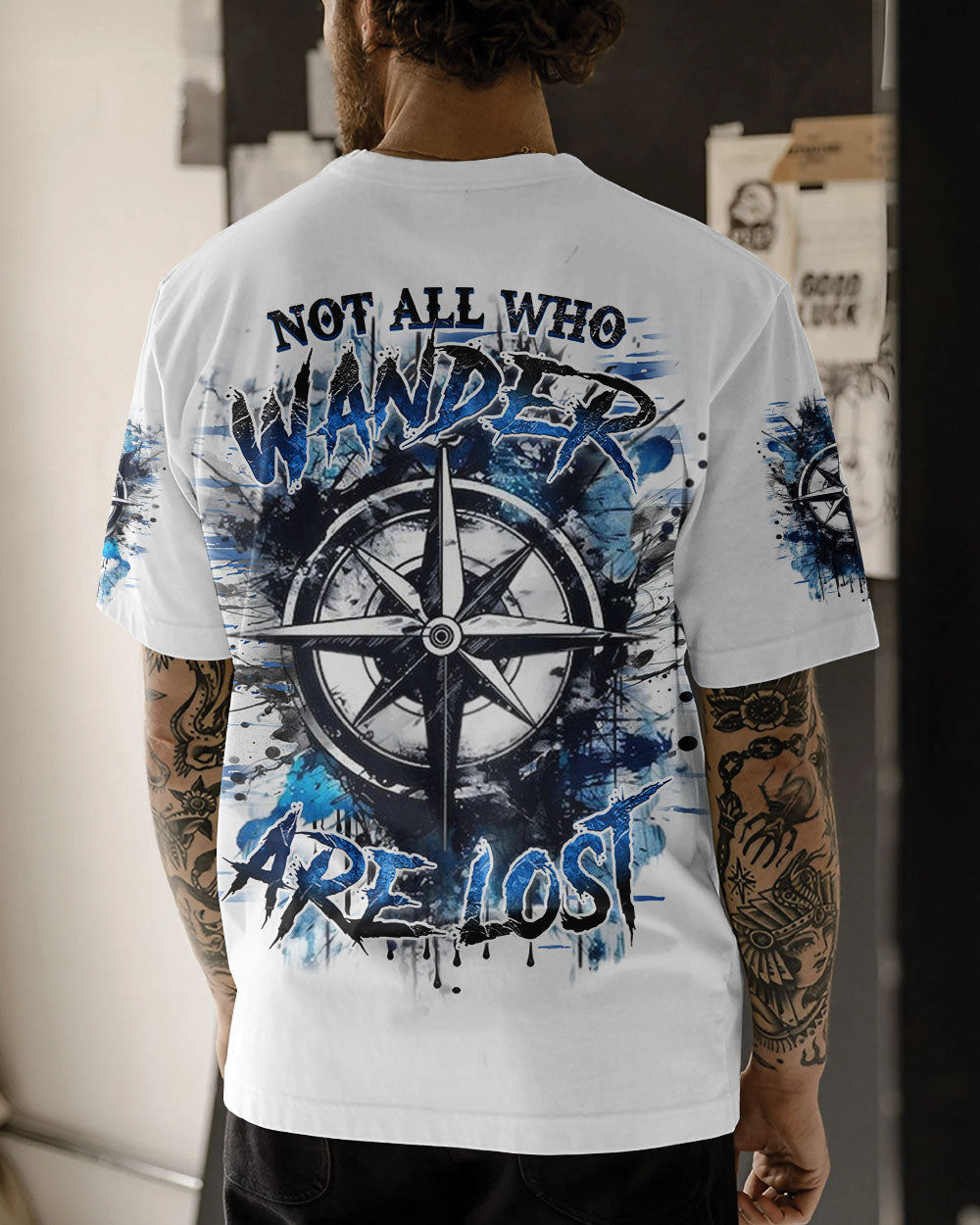 NOT ALL WHO WANDER ARE LOST ALL OVER PRINT - YHDU2012244