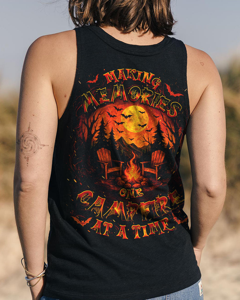 MAKING MEMORIES ONE CAMPFIRE AT A TIME HALLOWEEN ALL OVER PRINT - YHDU2207252