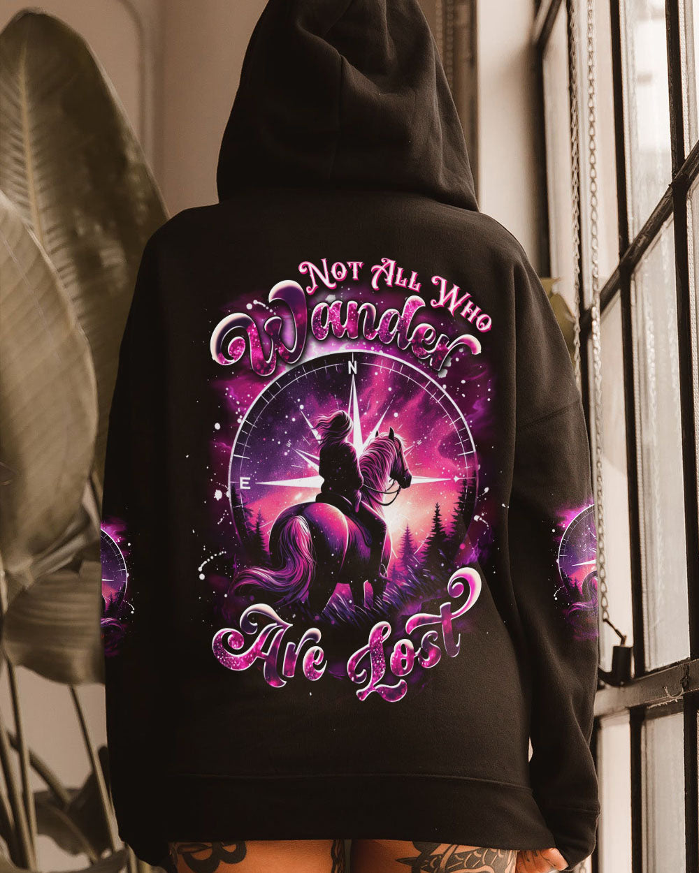  NOT ALL WHO WANDER ARE LOST HORSE ALL OVER PRINT - YHDU2211241