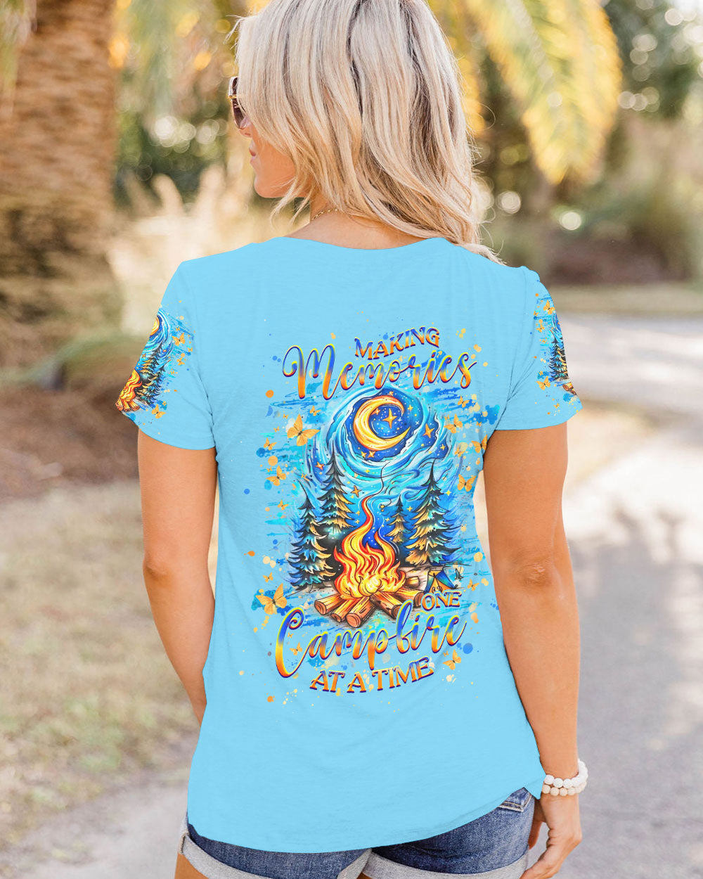 MAKING MEMORIES ONE CAMPFIRE AT A TIME ALL OVER PRINT - YHHG0108241