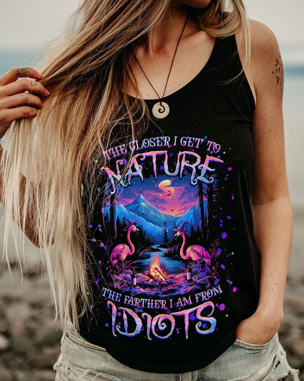 THE CLOSER I GET TO NATURE HALLOWEEN ALL OVER PRINT - YHHG0508244