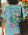 SMELL THE SEA FEEL THE BREEZE COMPASS ALL OVER PRINT - YHHG0904253