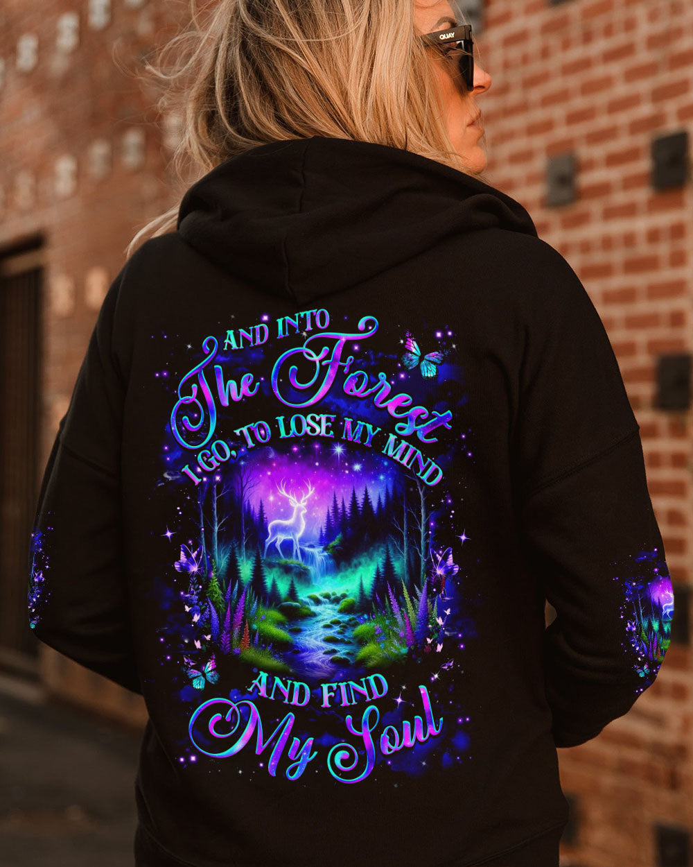AND INTO THE FOREST I GO DEER ALL OVER PRINT - YHHG1609254